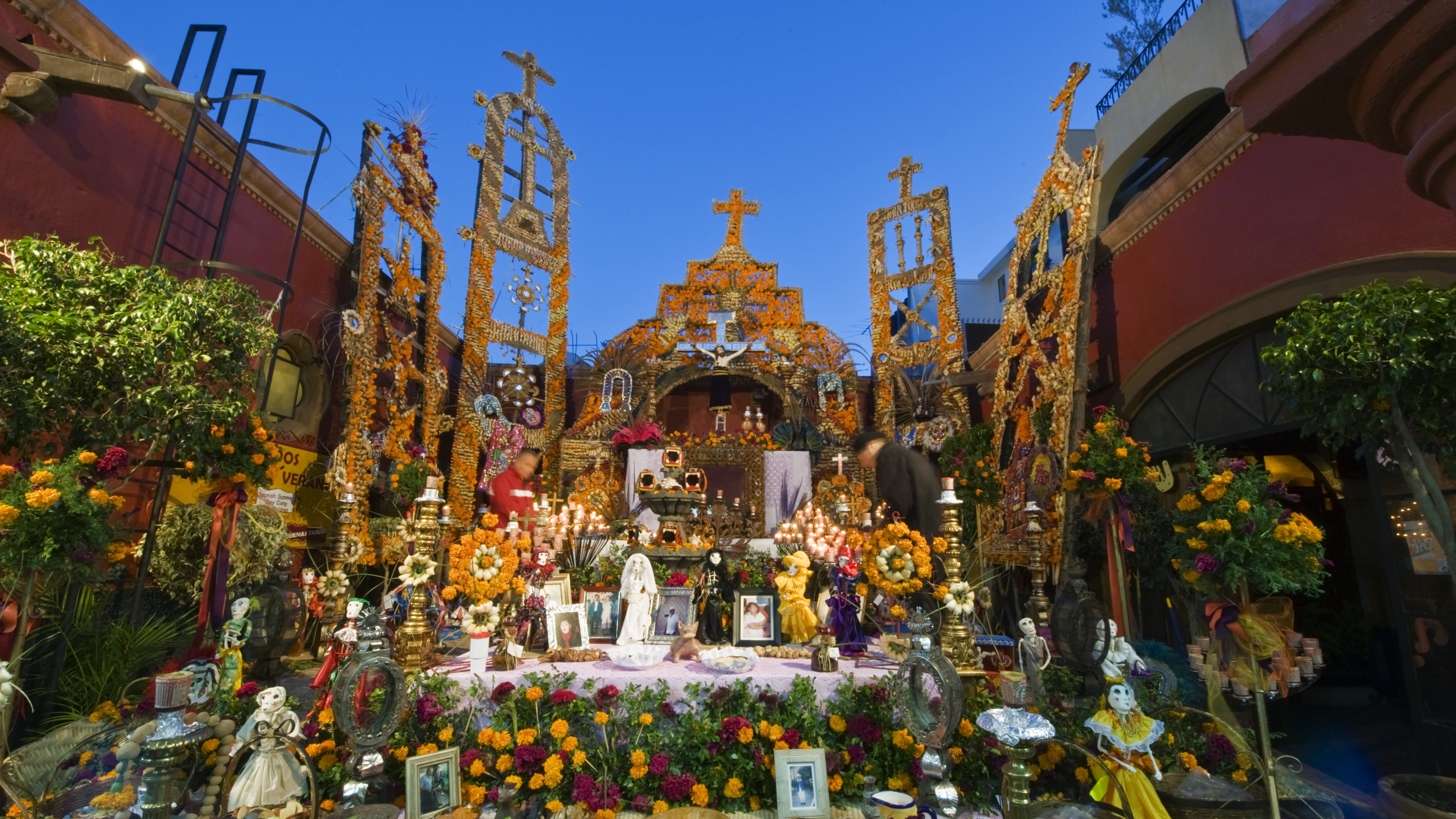 Day of the Dead altar in Mexico