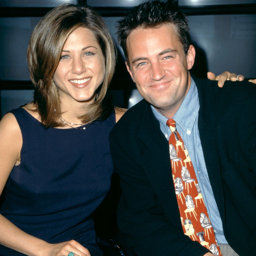 Jennifer Aniston and Matthew Perry in 1995, friends after a rocky start