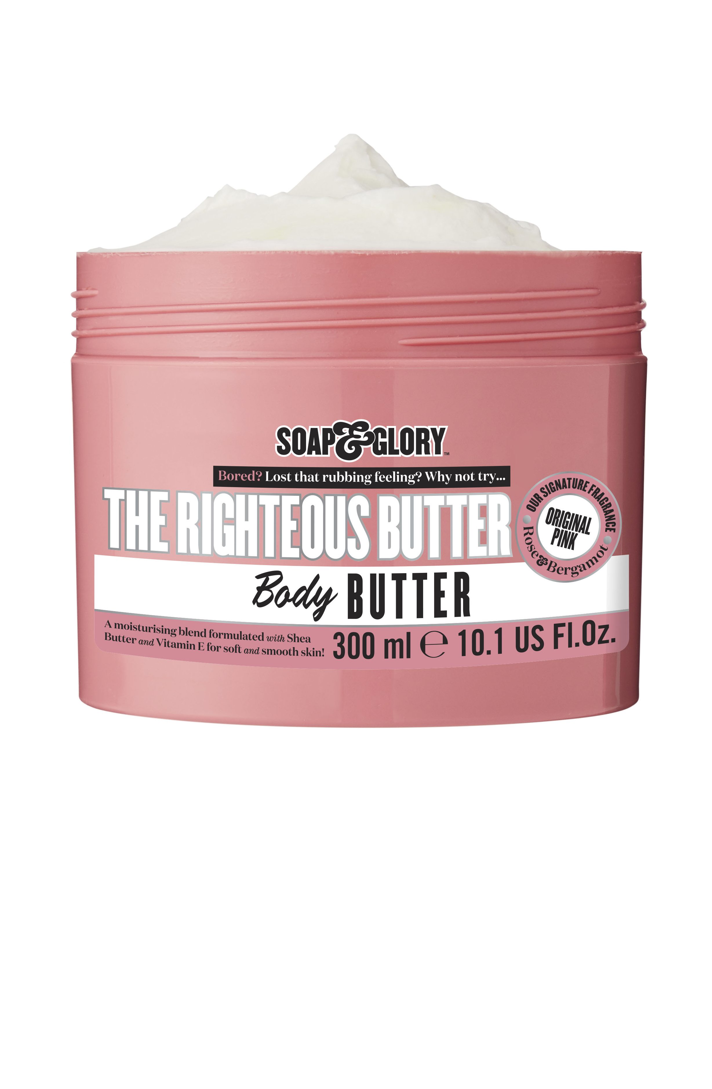 Tub of Soap & Glory body butter.