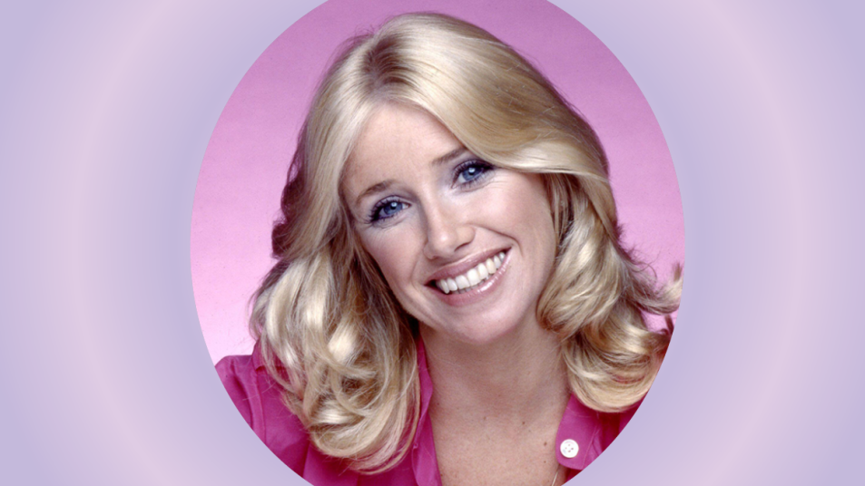 Suzanne Somers in 1976 when she was just starting on "Three's Company"