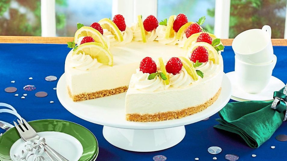 Coconutty Cheesecake sits on a plate (coconut desserts)