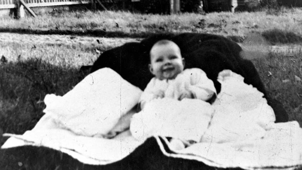 Rosalynn Carter as a baby in 1927