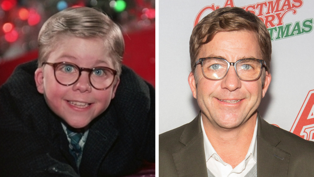 Peter Billingsley from A Christmas Story cast, Left: 1983; Right: 2022