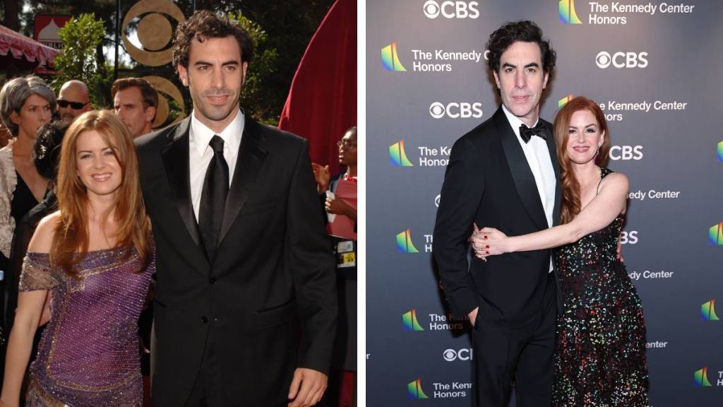 Isla Fisher and Sacha Baron Cohen (Celebrity couples who eloped)