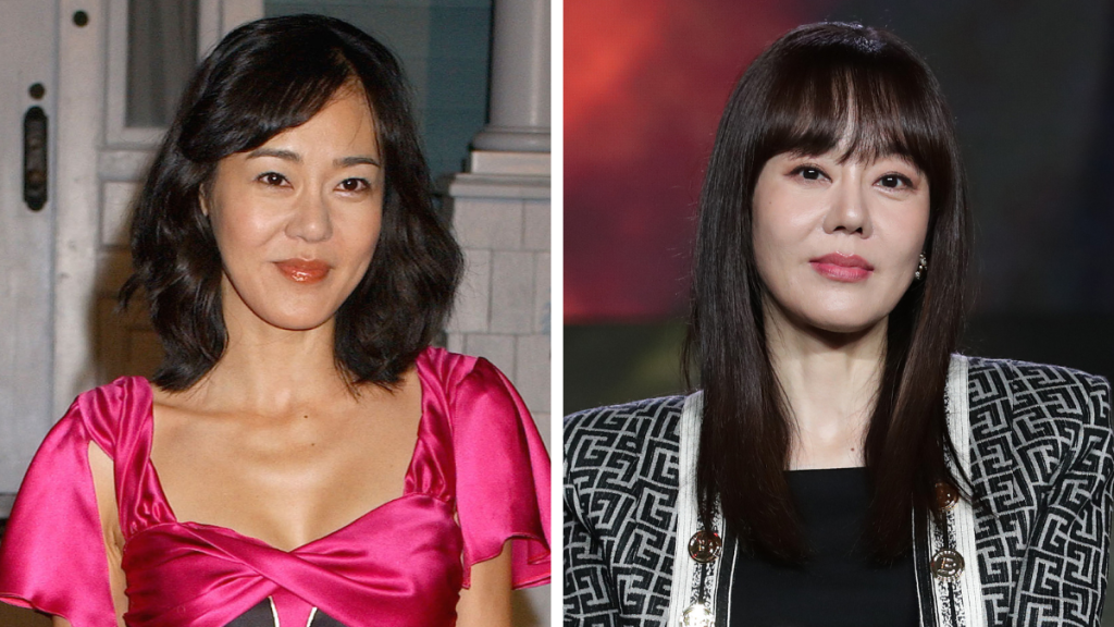 Yunjin Kim from the Lost cast, Left: 2005; Right: 2022