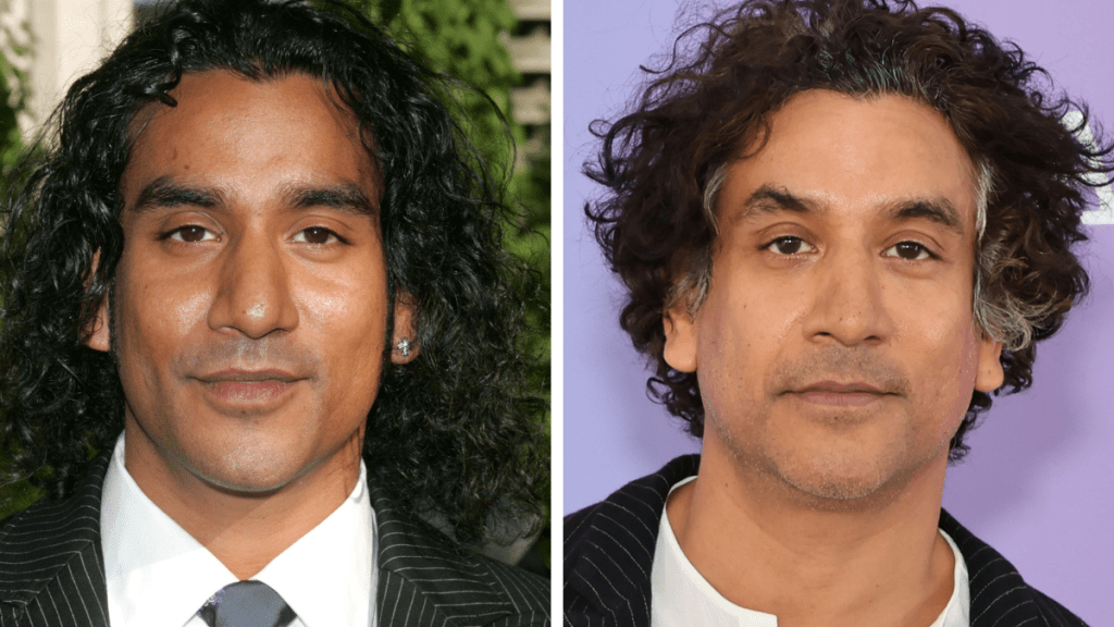 Naveen Andrews Left: 2005; Right: 2022