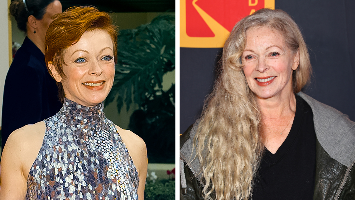 Frances Fisher in 1998 and 2023