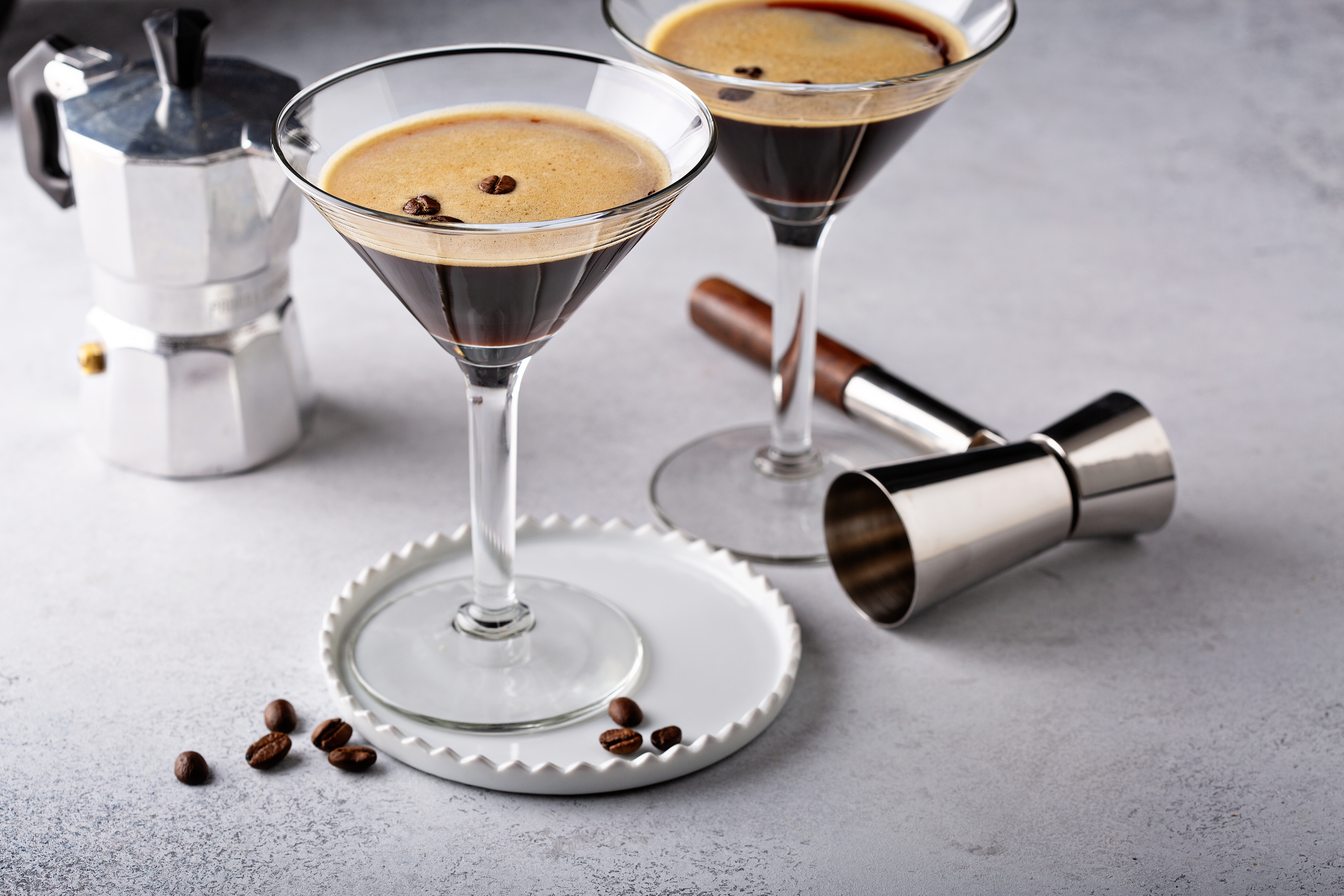 Raspberry Chocolate Espresso Martini - The Healthful Ideas