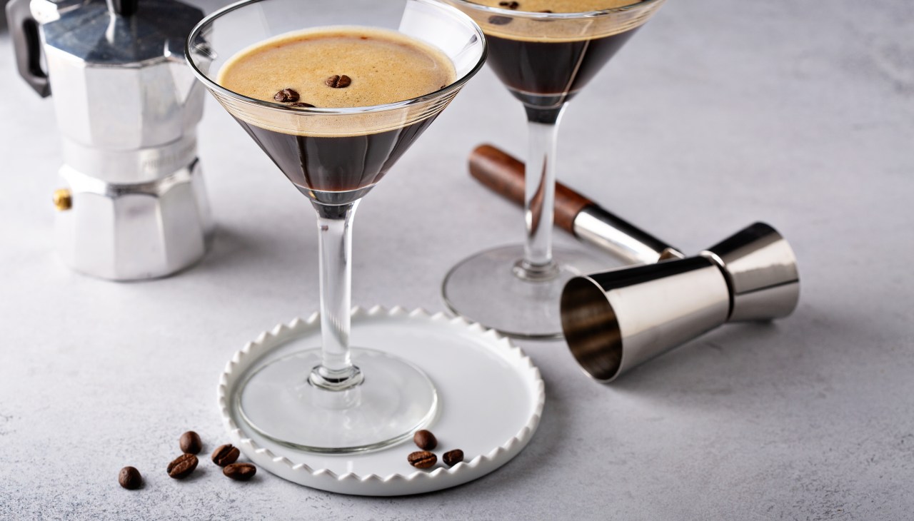 Chocolate-Espresso Martini dessert cocktails