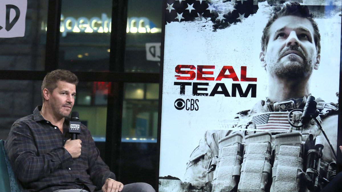 David Boreanaz interviewed for TV show SEAL Team, 2019