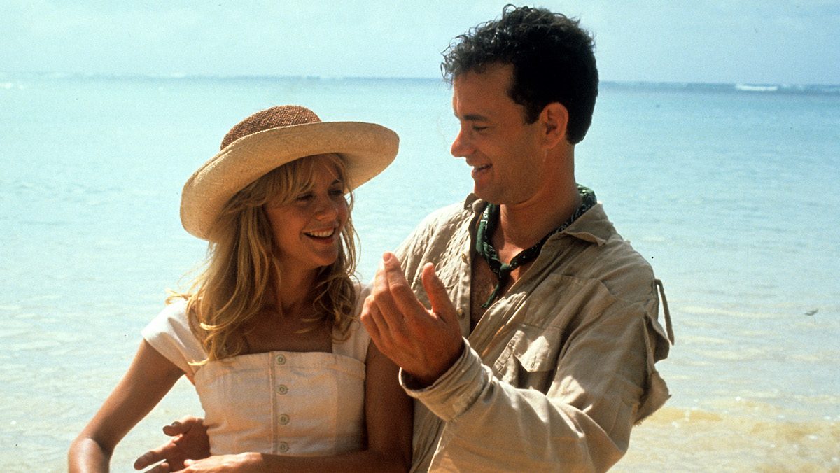 Meg Ryan and Tom Hanks in Joe Versus The Volcano, 1990