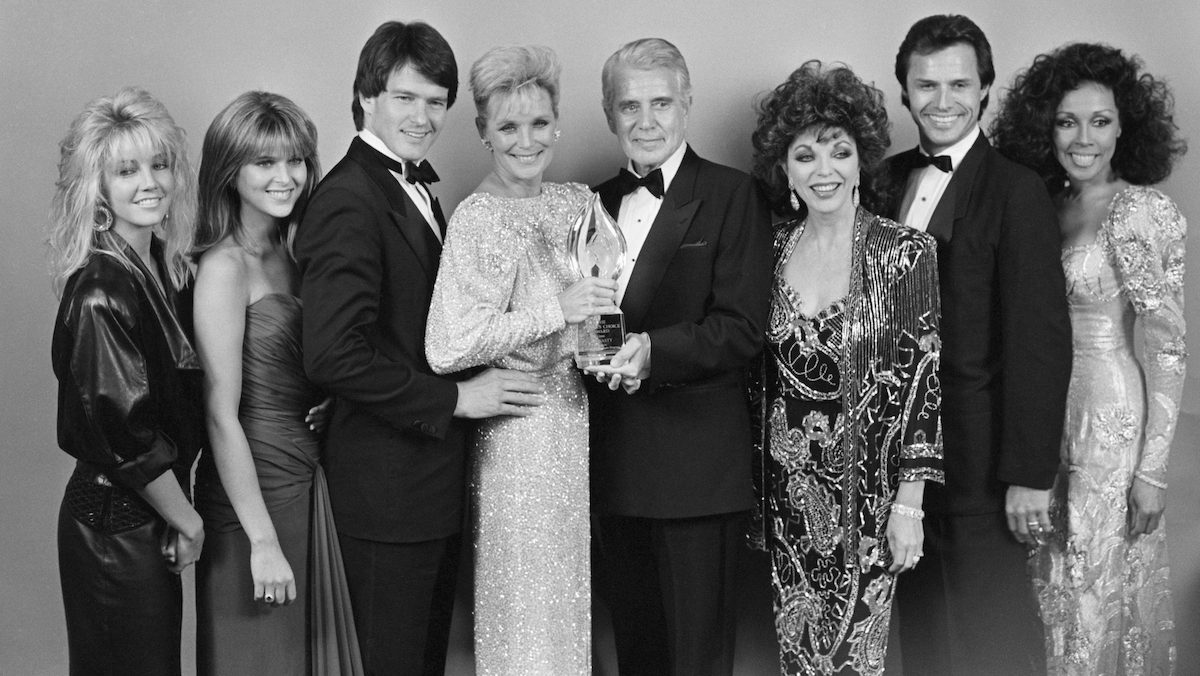 Dynasty cast at the People's Choice Awards, 1986