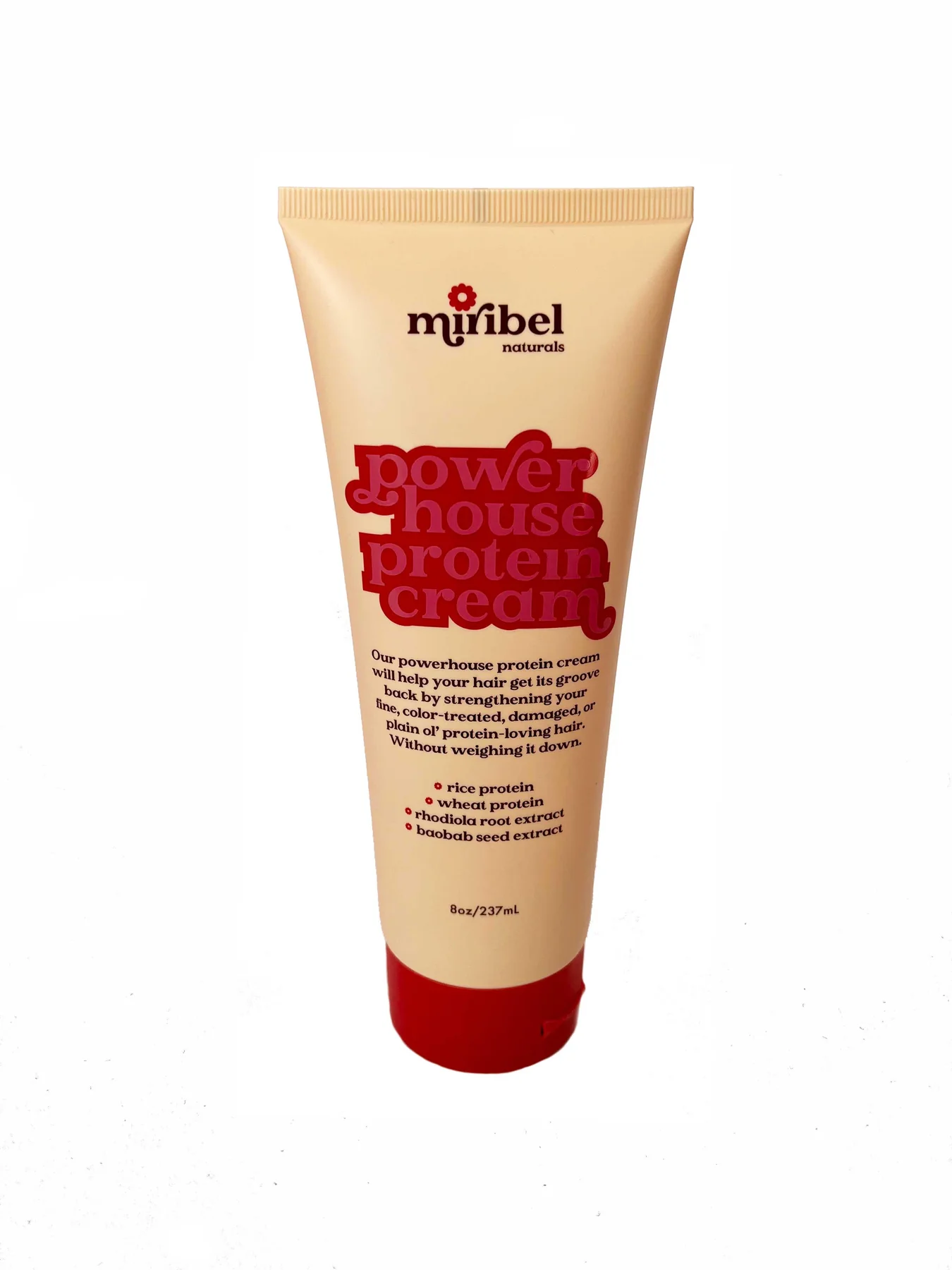 Product image of Miribel Naturals Powerhouse Protein Cream, a product that's used in a wavy hair routine