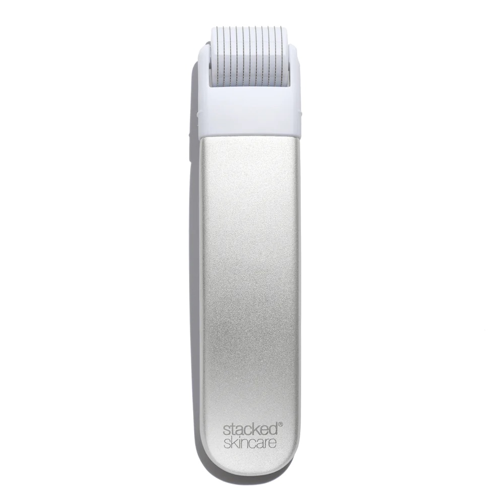 at-home stacked skincare simple microneedling tool