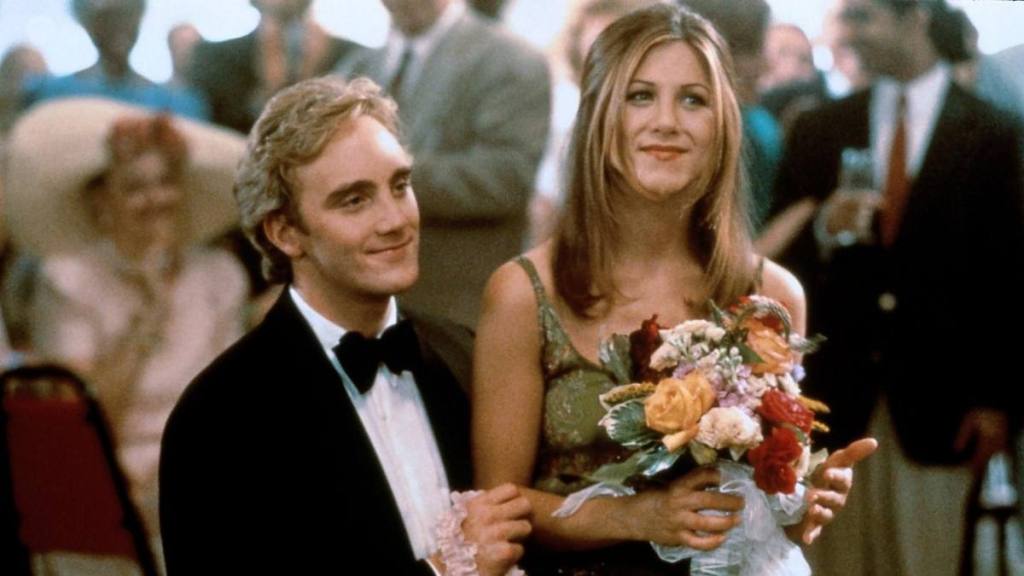 Jennifer Aniston and Jay Mohr in "Picture Perfect"