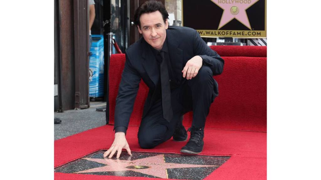 John Cusack with Hollywood Walk of Fame star