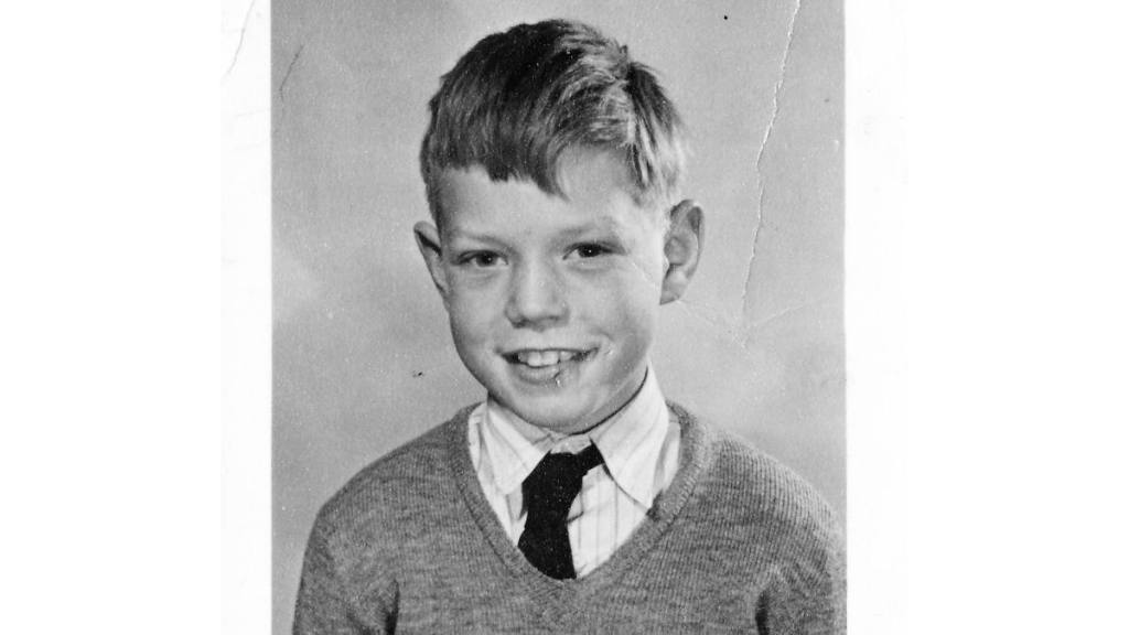 Mick Jagger Young: A school photo of a 9 year old Mick Jagger (1951)