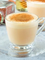 Pu-Erh tea latte lush