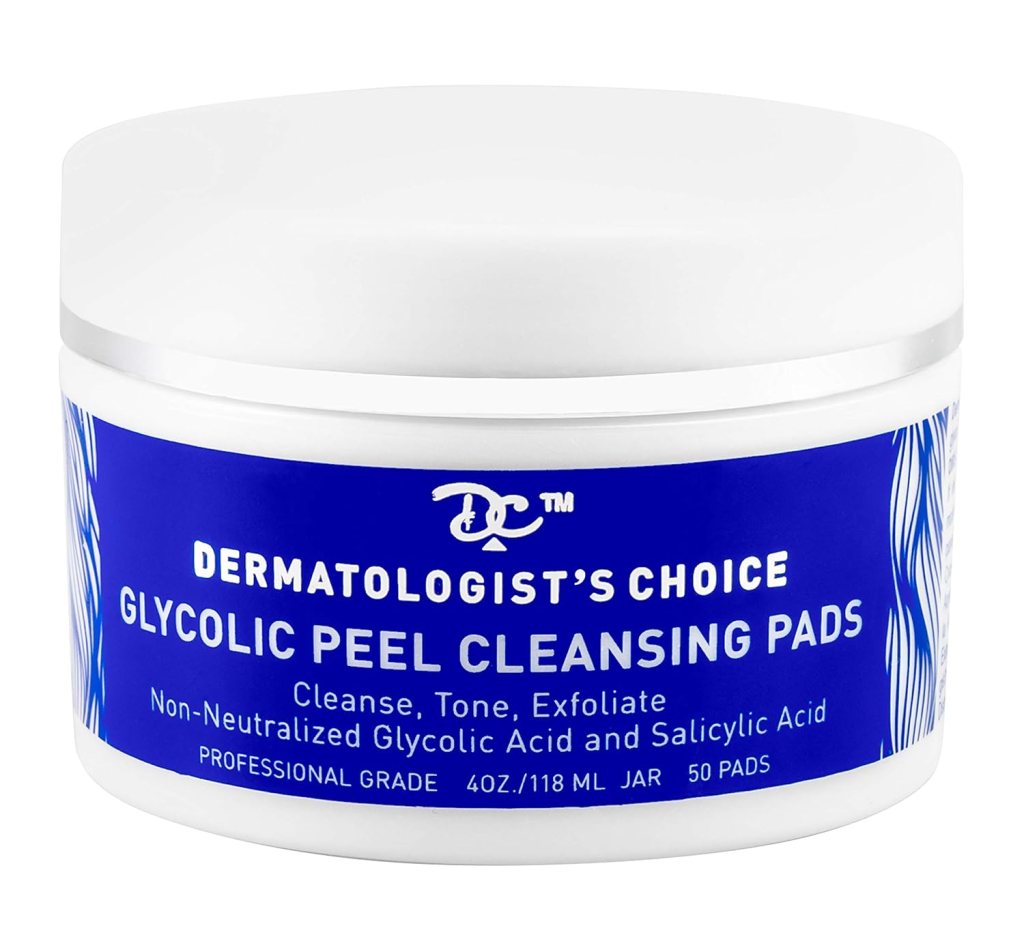 Dermatologist’s Choice Glycolic Peel Cleansing Pads