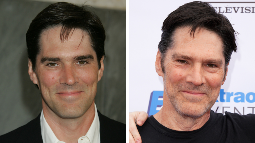 Thomas Gibson in 2005 and 2019