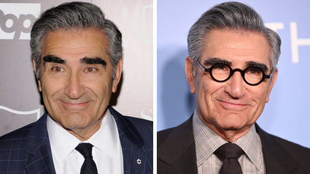 Eugene Levy in 2015 and 2023