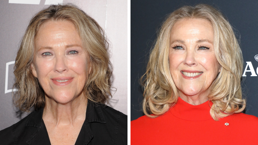Catherine O'Hara in 2015 and 2023