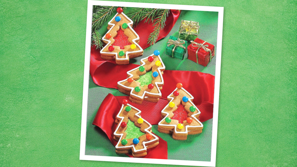 Christmas Tree Sandwich Cookies (Christmas tree cookies)