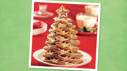 Gingerbread Christmas Cookie Tree (Christmas tree cookies)
