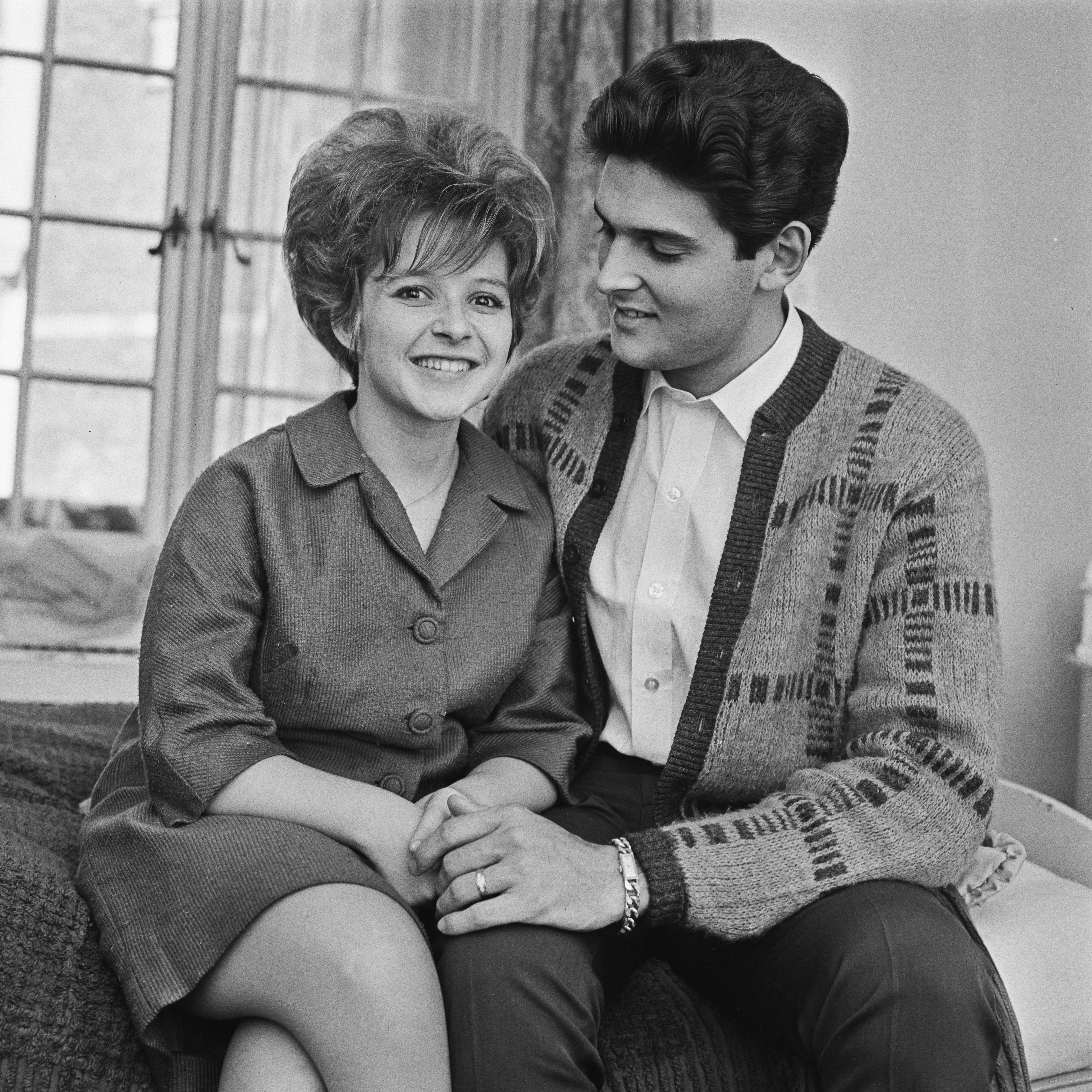 Brenda Lee with her husband Ronnie Shacklett, 1964