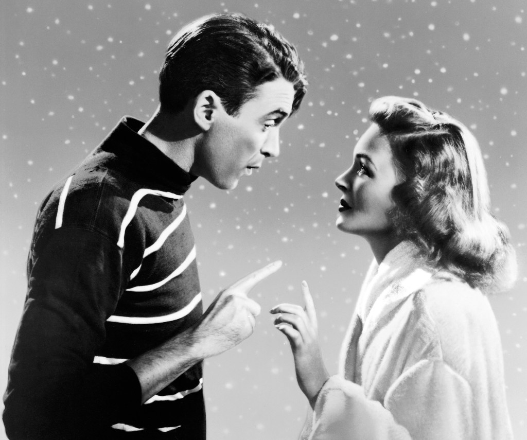 James Steweart and Donna Reed