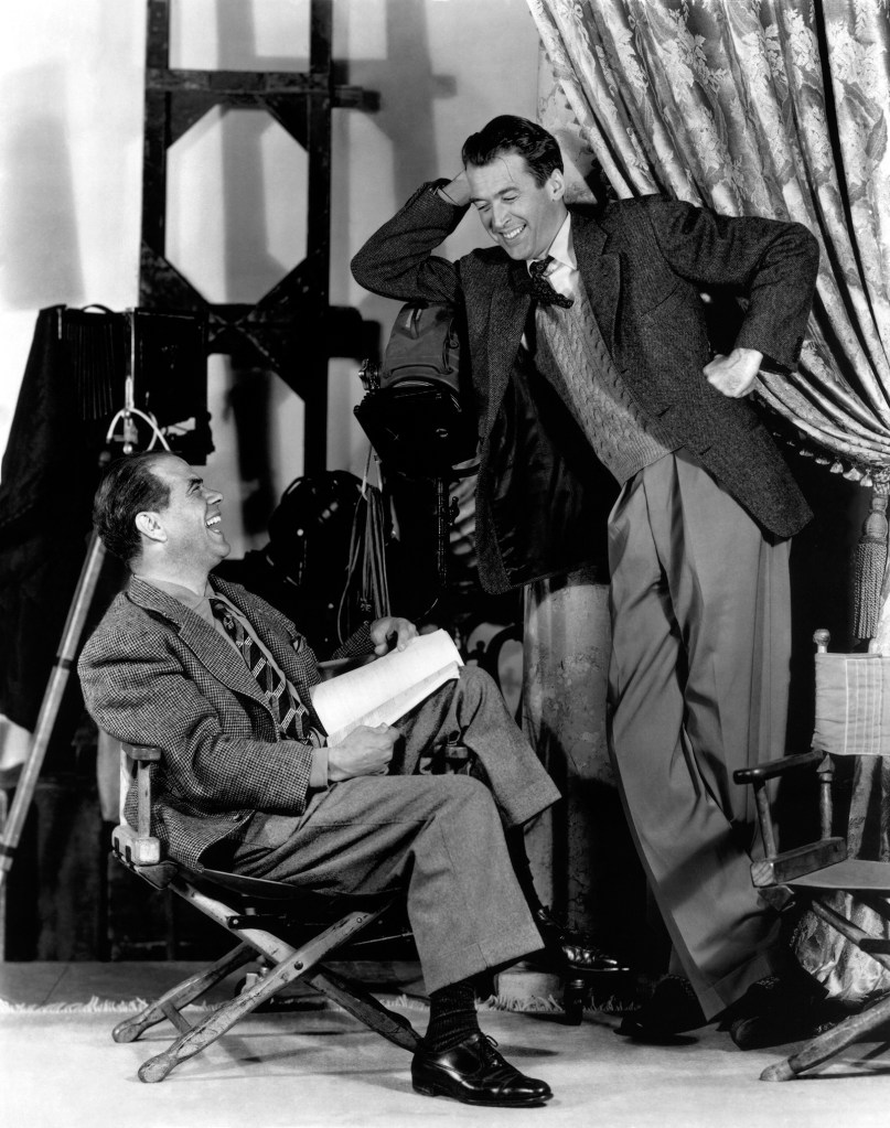 Director Frank Capra and James Stewart