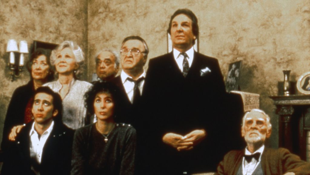 Cast of Moonstruck, 1987