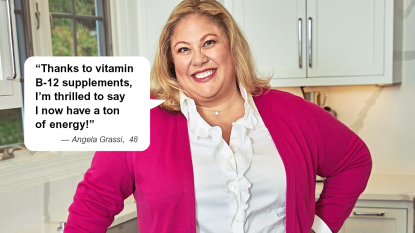 Angela Grassi, 48, who overcame B12 deficiency: Metformin and B12