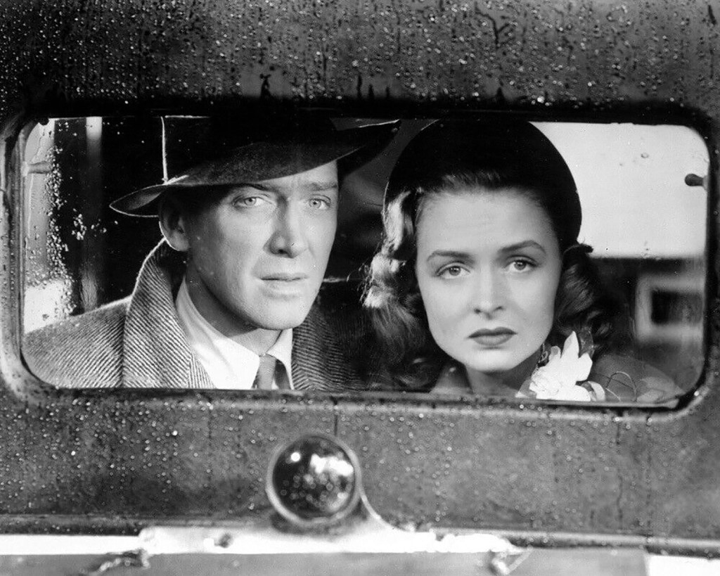 James Stewart and Donna Reed It's a Wonderful Life