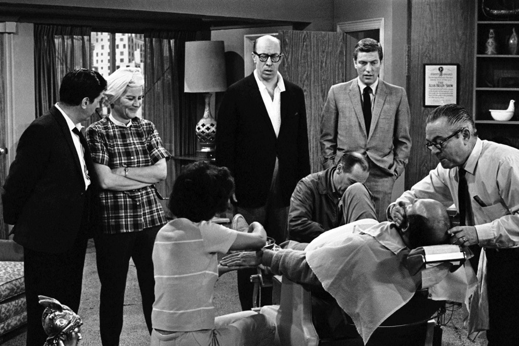 Richard Deacon and the cast of The Dick Van Dyke Show