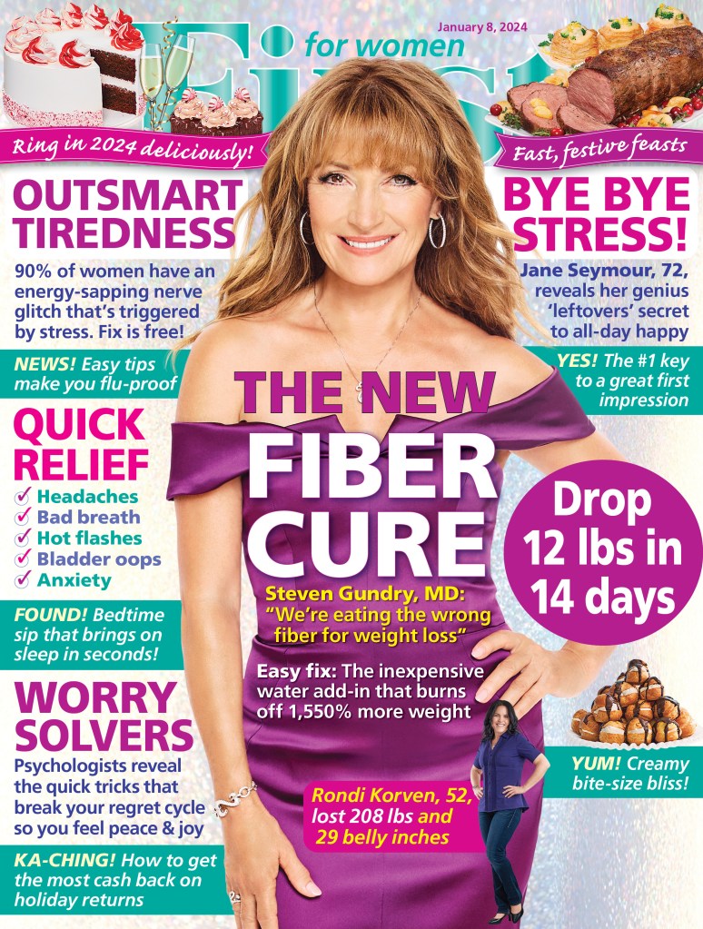 Jane Seymour on the cover of First for Women — on sale now!