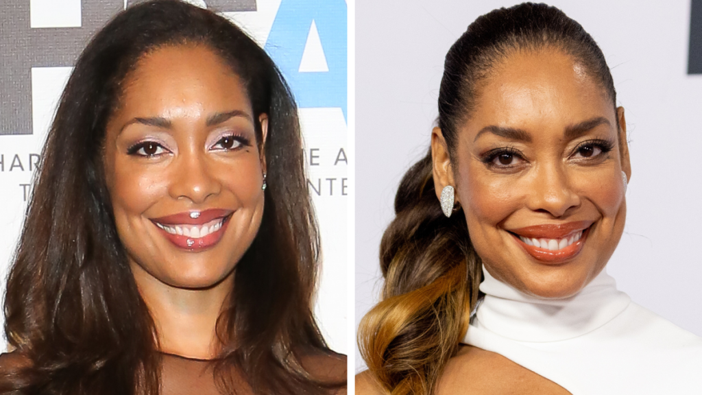 Gina Torres Left: 2013; Right: 2022