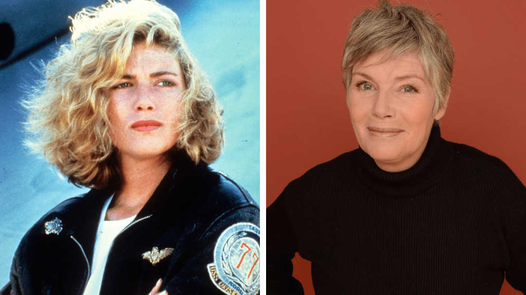 Kelly McGillis in 1986 and 2013