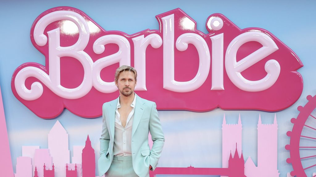 Ryan Gosling attends the Barbie European premiere, 2023