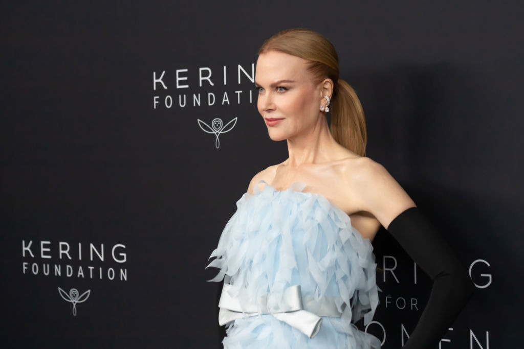 Nicole Kidman with a mid-level ponytail