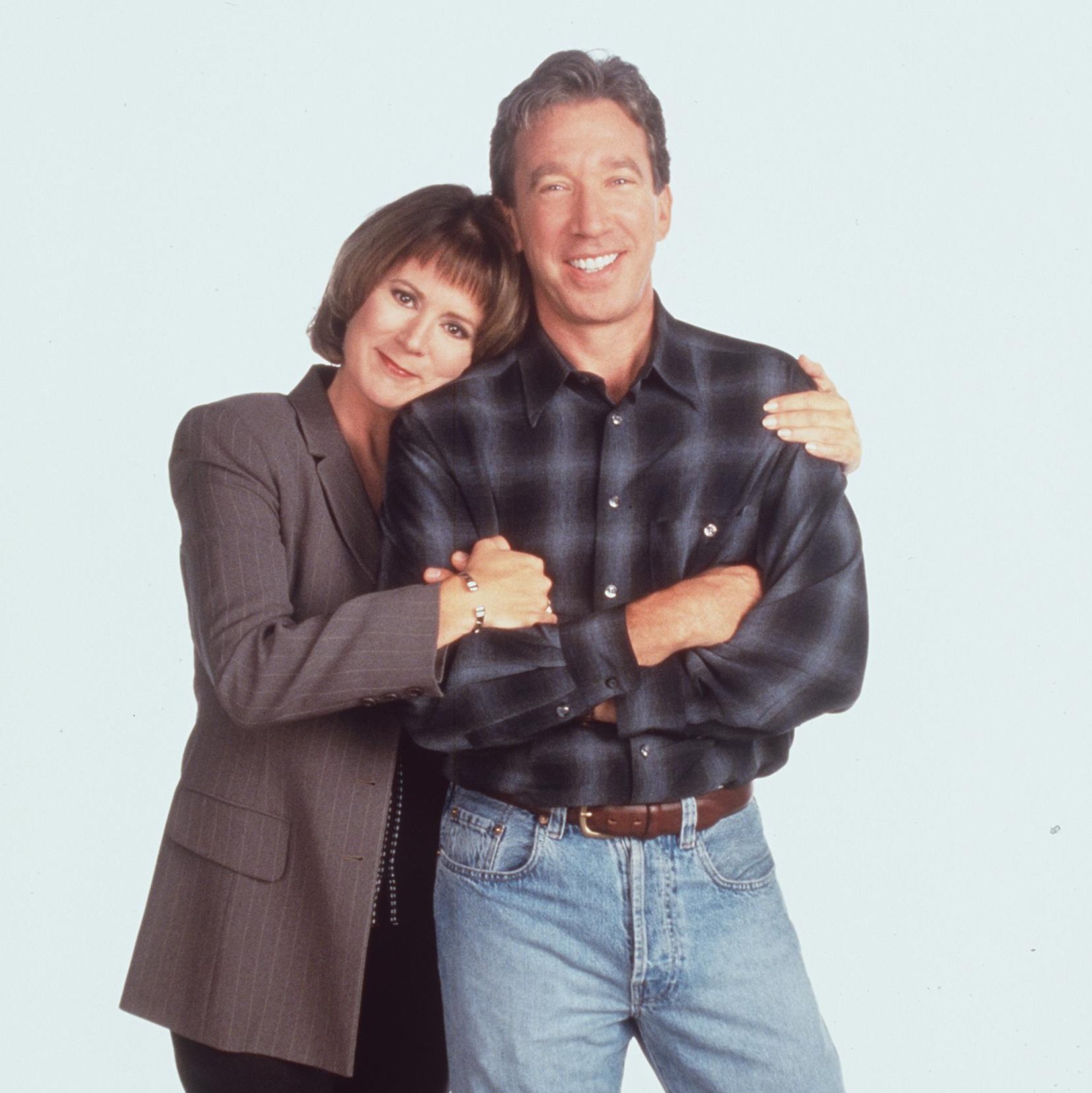 Patricia Richardson and Tim Allen in Home Improvement, 1998