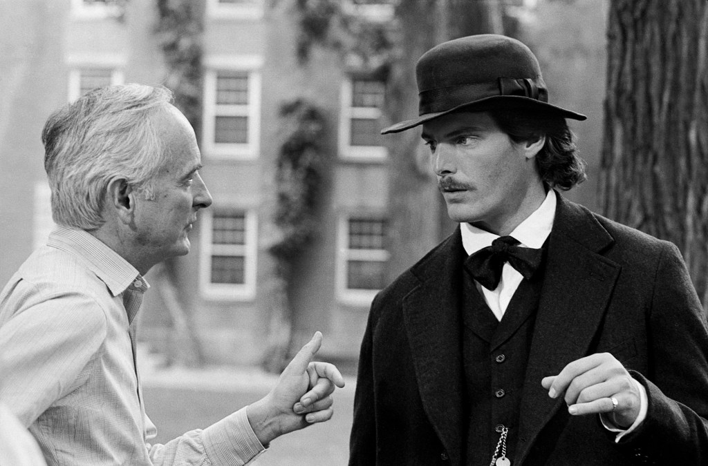Director James Ivory and Christopher Reeve