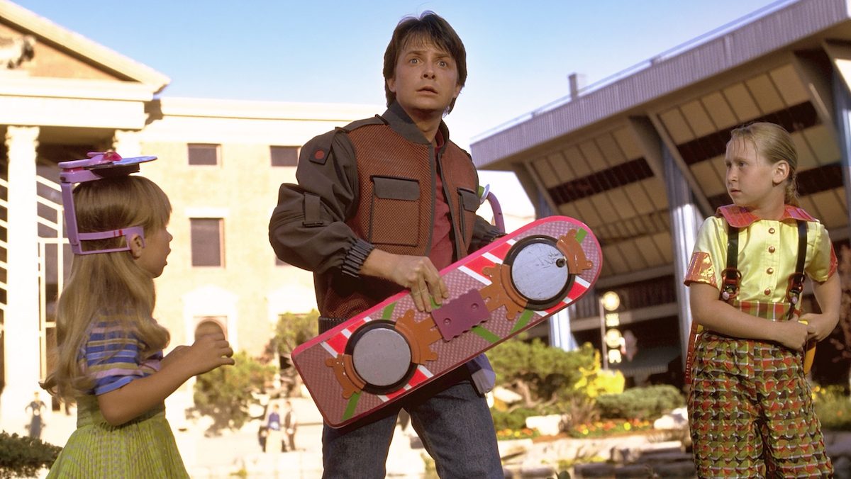 Scene from Back to the Future Part II, 1989