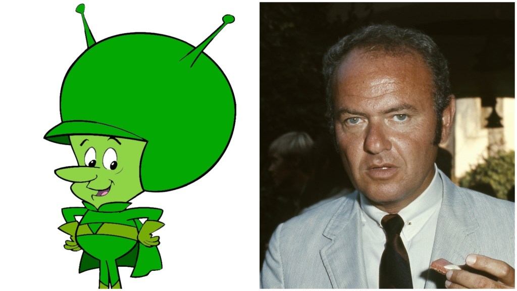 The Great Gazoo and Harvey Korman, who became one of the Flintstones characters