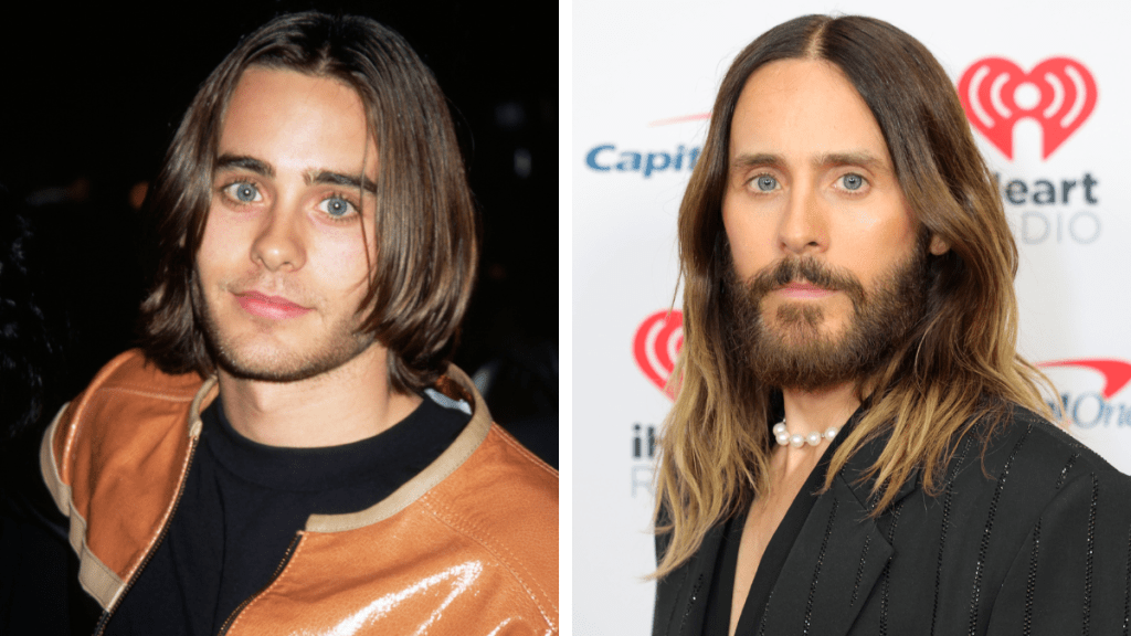Jared Leto from My So-Called Life. Left: 1994; Right: 2023