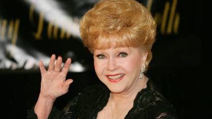 Debbie Reynolds movies: Actress Debbie Reynolds waves as she arrives for Dame Elizabeth Taylor's 75th birthday party at the Ritz-Carlton, Lake Las Vegas on February 27, 2007 in Henderson, Nevada. (P