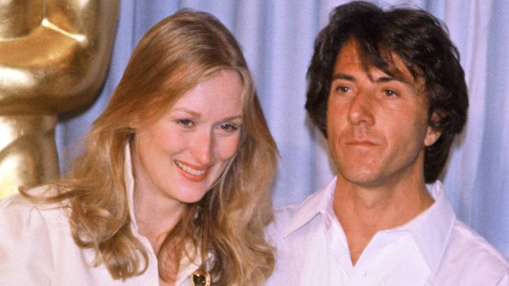 Meryl Streep young And Dustin Hoffman at the Oscars in 1979