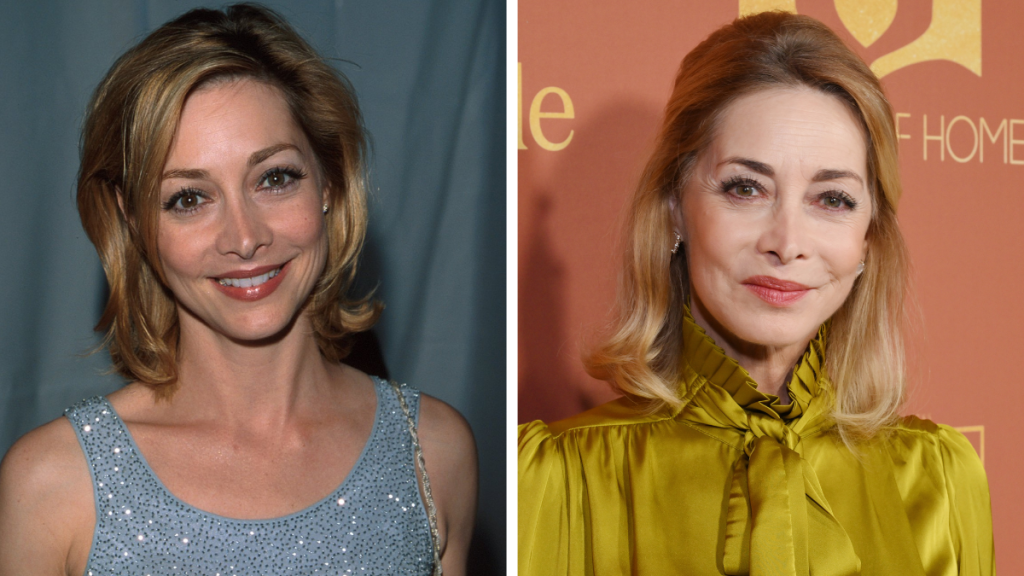Sharon Lawrence Left: 1998; Right: 2023