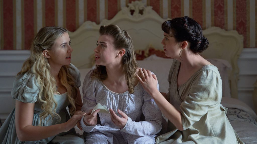 Eliza Bennett, Catherine Hannay, Nell Barlow, An American in Austen, 2024 loveuary hallmark