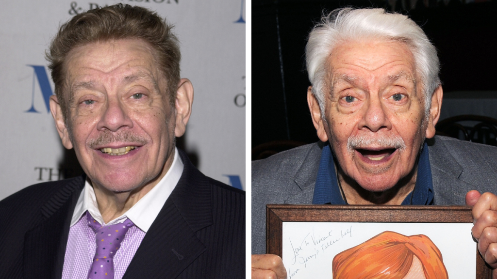 Jerry Stiller in 2002 and 2015